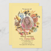 Foto für Herbstelemente Einladung (Vorne/Hinten)