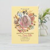 Foto für Herbstelemente Einladung (Stehend Vorderseite)