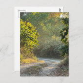 Foto für Herbstpfade Postkarte (Vorne/Hinten)