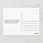 Foto für Herzrahmen Postkarte (Rückseite)