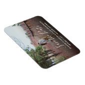 Foto für Hochzeitankündigung Speichern Sie das Dat Magnet (Rechte Seite)