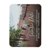 Foto für Hochzeitankündigung Speichern Sie das Dat Magnet (Vertikal)