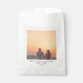 Foto für Hochzeiten heißt moderne Geschenke Geschenktütchen (Vorderseite)