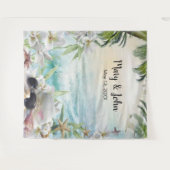 Foto für Hochzeiten im tropischen Flora und Fauna Wandteppich (Vorderseite (Horizontal))