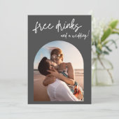 Foto für Hochzeiten und Getränke am Strand Save th Ankündigung (Stehend Vorderseite)