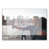 Foto für Hochzeitreisen Tischnummer (Vorderseite)