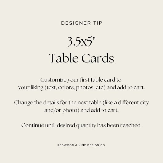 Foto für Hochzeitreisen Tischnummer