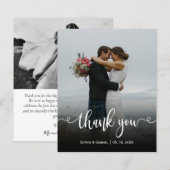 Foto für Hochzeitsbriefe dank Karte (Vorne/Hinten)