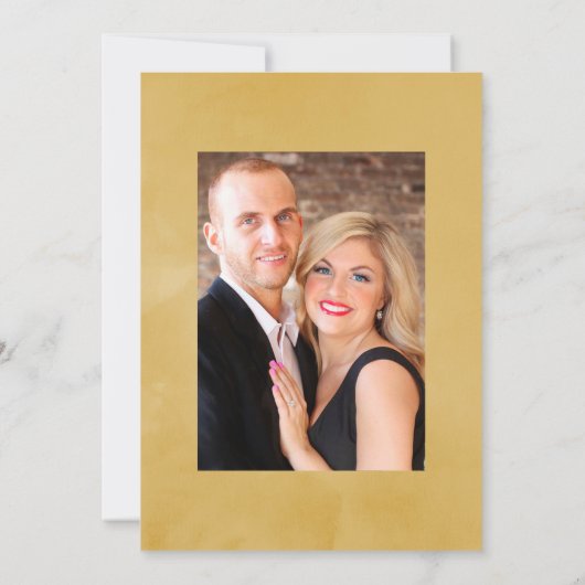 Foto für Hochzeitsfeiern Einladung (Rückseite)