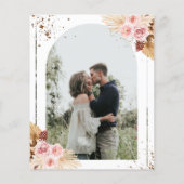 Foto für Hochzeitsfeiern mit Aquarellbildern (Rückseite)