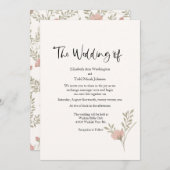 Foto für Hochzeitsfeiern mit Rost und Sage Einladung (Vorne/Hinten)