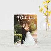 Foto für Hochzeitskritik geklappt Dankeschön Hinwe Karte (Gelbe Blume)