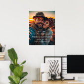 Foto für Hochzeitssachen: Anpassen der perfekten H Poster (Heimbüro)