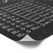 Foto für Hochzeitssitze auf der Zwischenetappe Poster (Ecke)