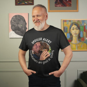 Foto für Hunde Großvater/Großväter Tag nach Maß T-Shirt