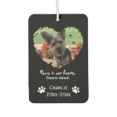 Foto für Hunde Katzen-Memorial Autolufterfrischer (Vorderseite)