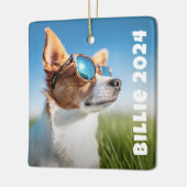 Foto für Hunde Keramikornament (Links)