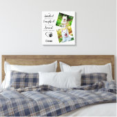 Foto für Hunde-Memorial Leinwanddruck (Insitu (Schlafzimmer))