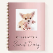 Foto für Hundehunde rosa Notizblock (Vorderseite)