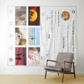 Foto für Ihr Instagram-Profil Wandteppich (Beispiel (Horizontal))