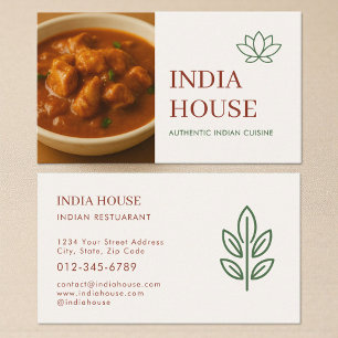 Foto für indisches Restaurant-Catering-Service Visitenkarte