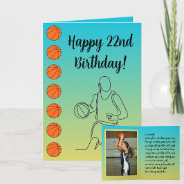 Foto für individuelle Benennungen Sport Basketball Karte