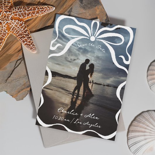 Foto für Inkalte Ribons und Bögen Save The Date