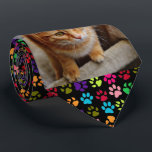 Foto für Katzen  Foto Paws personalisieren Krawatte<br><div class="desc">Dieses Design entstand durch digitale Kunst und kann in dem Bereich personalisiert sein, der durch das Ändern des Fotos oder das Hinzufügen von Wörtern bereitgestellt wird. Kontaktieren Sie mich unter colorflowcreations@gmail.com , wenn Sie dieses Design für ein anderes Produkt haben möchten. Kaufen Sie meine originale abstrakte Acrylmalerei zum Verkauf unter...</div>