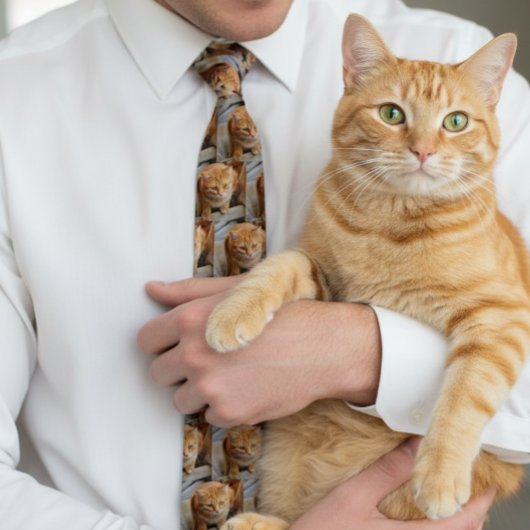 Foto für Katzen personalisieren benutzerdefinierte Krawatte