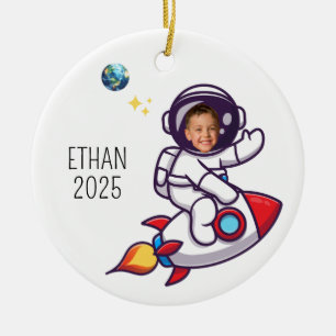 Foto für Kinder, Weltraumkids Keramik Ornament