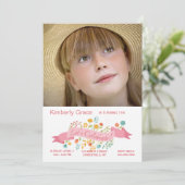 Foto für kleine Blume Einladung (Stehend Vorderseite)