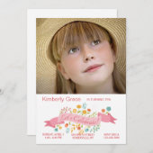 Foto für kleine Blume Einladung (Vorne/Hinten)