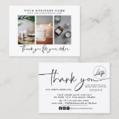 Foto für kleine Unternehmen Vielen Dank für Ihre B Visitenkarte (Vorne/Hinten)