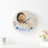 Foto für Kleinkinder Große Wanduhr (Zuhause)