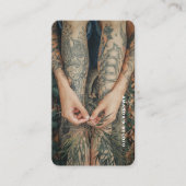 Foto für kreative Künstler mit QR-Code Visitenkarte (Vorderseite)