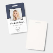 Foto für kundenspezifische Firmenlogos Ausweis (Vorder- & Rückseite)