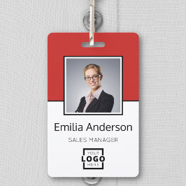 Foto für kundenspezifische Firmenlogos Ausweis