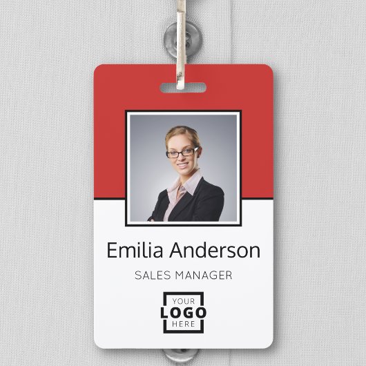 Foto für kundenspezifische Firmenlogos Ausweis