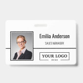 Foto für kundenspezifische Firmenlogos für Mitarbe Ausweis (Vorderseite)
