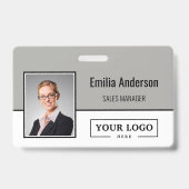 Foto für kundenspezifische Firmenlogos für Mitarbe Ausweis (Vorderseite)