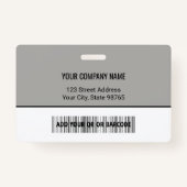 Foto für kundenspezifische Firmenlogos für Mitarbe Ausweis (Rückseite)