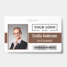 Foto für kundenspezifische Firmenlogos für Mitarbe Ausweis