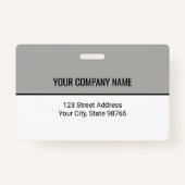 Foto für kundenspezifische Firmenlogos für Mitarbe Ausweis (Rückseite)