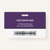 Foto für kundenspezifische Firmenlogos für Mitarbe Ausweis (Rückseite)