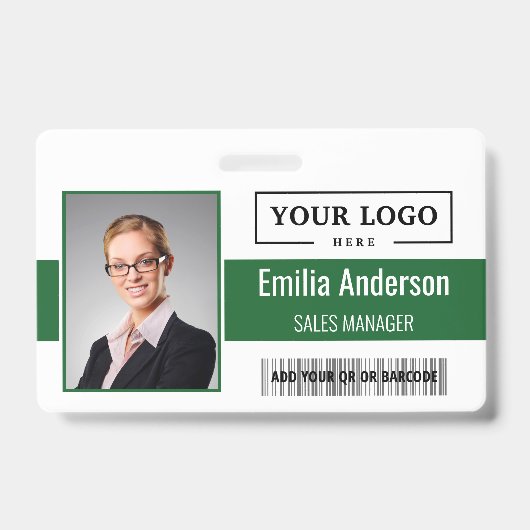 Foto für kundenspezifische Firmenlogos für Mitarbe Ausweis (Vorderseite)