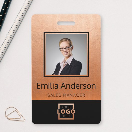 Foto für kundenspezifische Firmenlogos für Mitarbe Ausweis