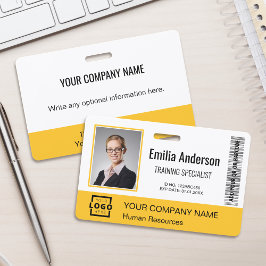 Foto für kundenspezifische Firmenlogos für Mitarbe Ausweis