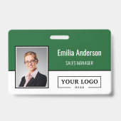 Foto für kundenspezifische Firmenlogos für Mitarbe Ausweis (Vorderseite)