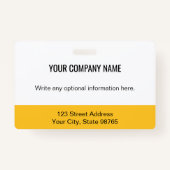 Foto für kundenspezifische Firmenlogos für Mitarbe Ausweis (Rückseite)