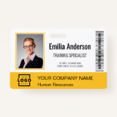 Foto für kundenspezifische Firmenlogos für Mitarbe Ausweis (Vorderseite)